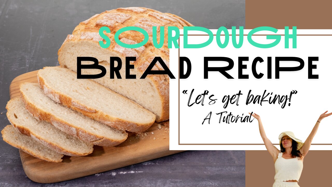 Easy Sourdough Bread Recipe // No Knead // High Altitude