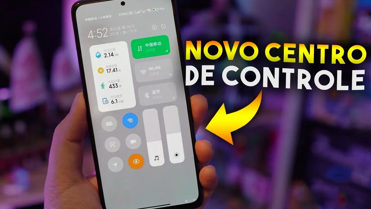 Como ATIVAR NOVO CENTRO DE CONTROLE da MIUI 13 no seu XIAOMI
