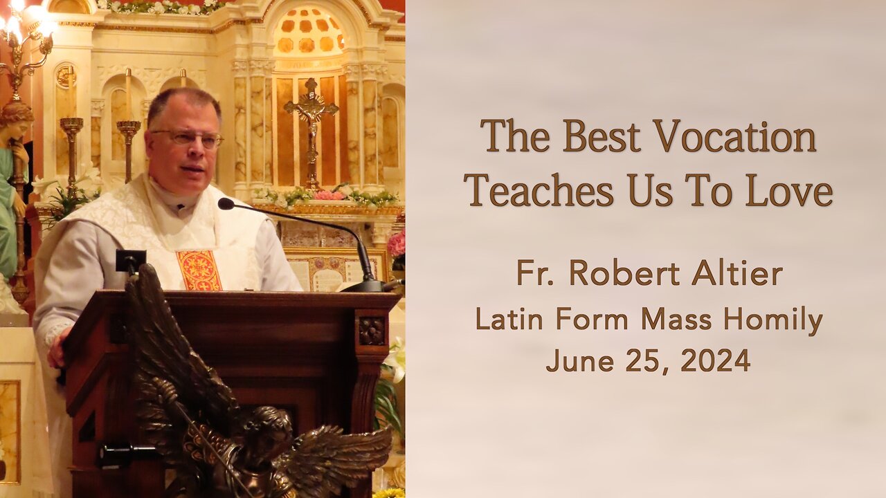 The Best Vocation Teaches Us To Love