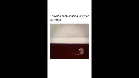 Tom being chasing jerry for eight years