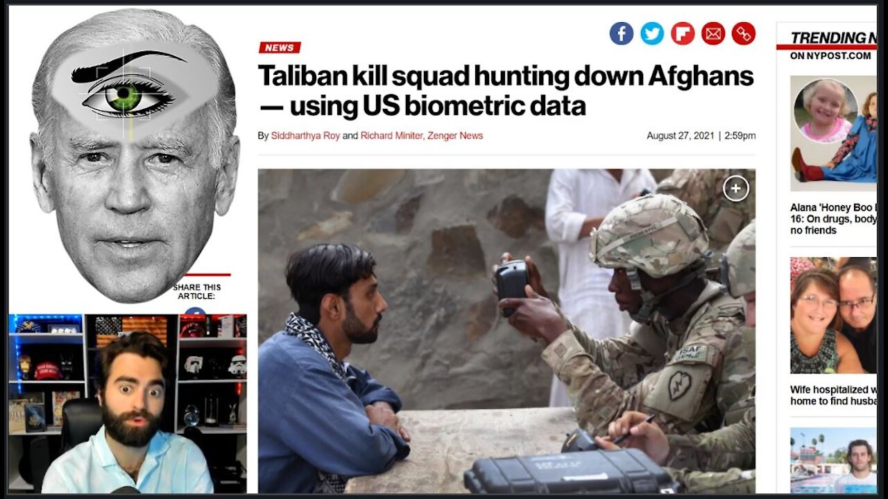The 'Big Guy' Just Gave 'Big Brother' Tech To The Taliban's Special Terrorism Unit!