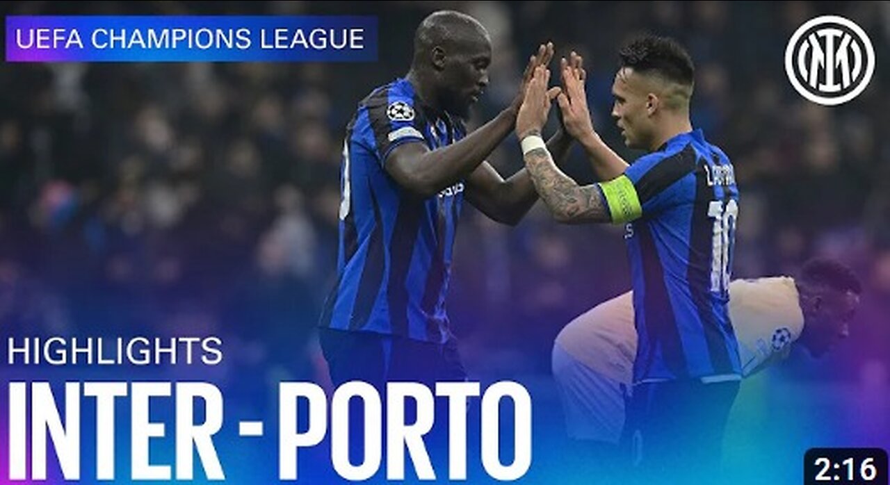 FC Porto vs Inter Milan (0-0) _ All Goals _ Extended Highlights _ UEFA Champions League 2022_23