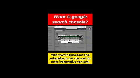 what is google search console?