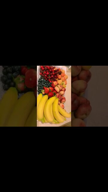 #fruit #strawberry #cherries #banana #short