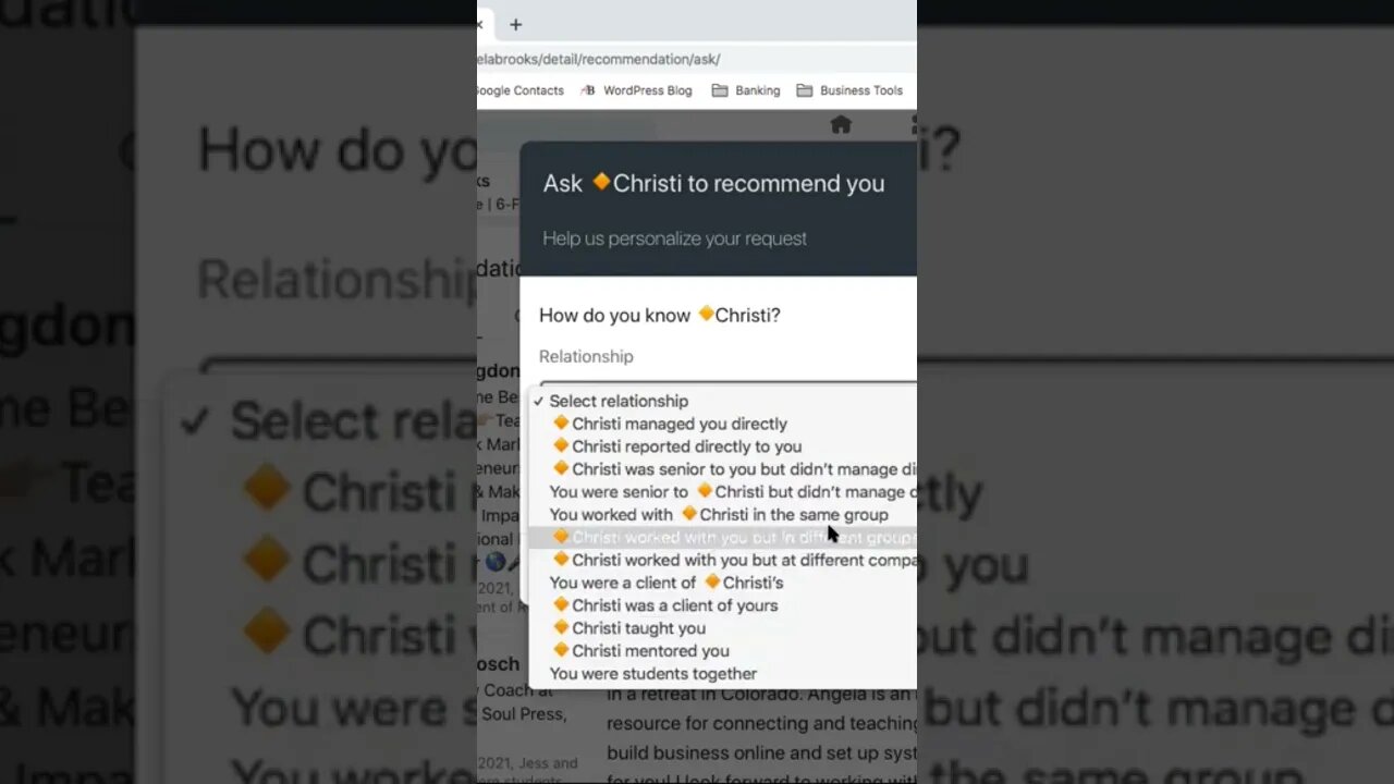 How to add recommendations on #LinkedIn