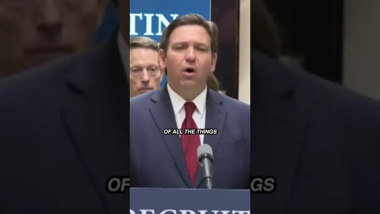 Ron DeSantis BLASTS the IRS for hiring 87,000 new enforcement agents #shorts