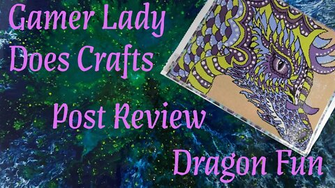 Dragon Fun From Diamond Art Club Post Review