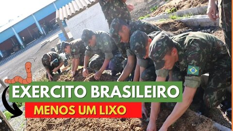 Dia do Exército Brasileiro - COMPOSTAGEM NO QUARTEL!