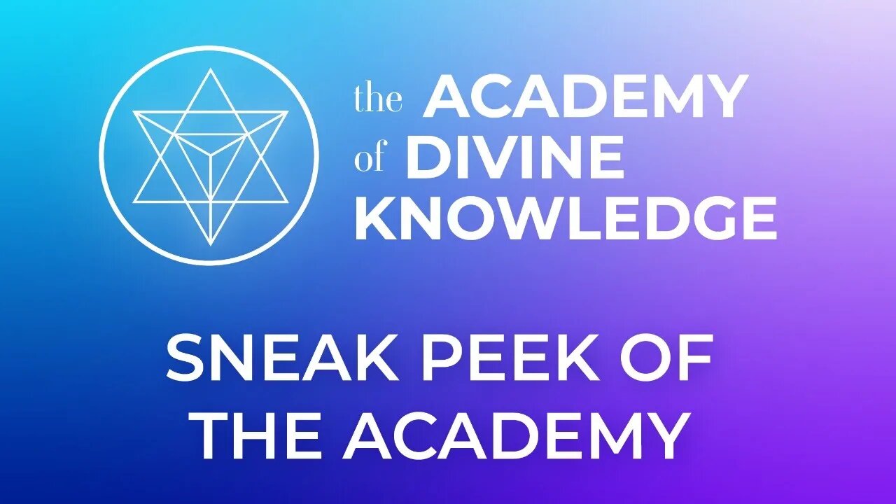 The Academy of Divine Knowledge | SNEAK PEAK | Your Questions Answered!