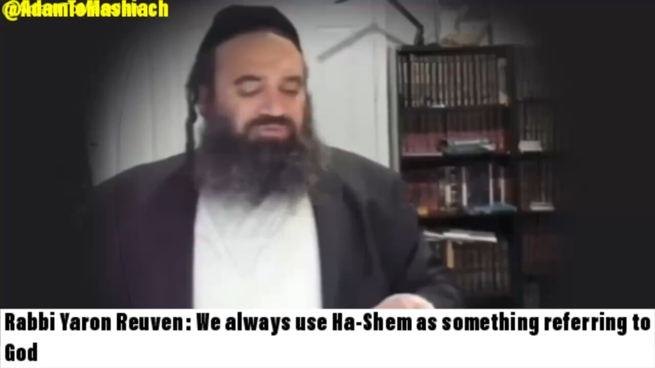 Rabbi Yaron Reuven: We always use Ha-Shem as something referring to God