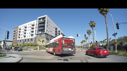 Blasian Babies DaDa Stupid Red Mercedes Driver Dangerous Left Turn!