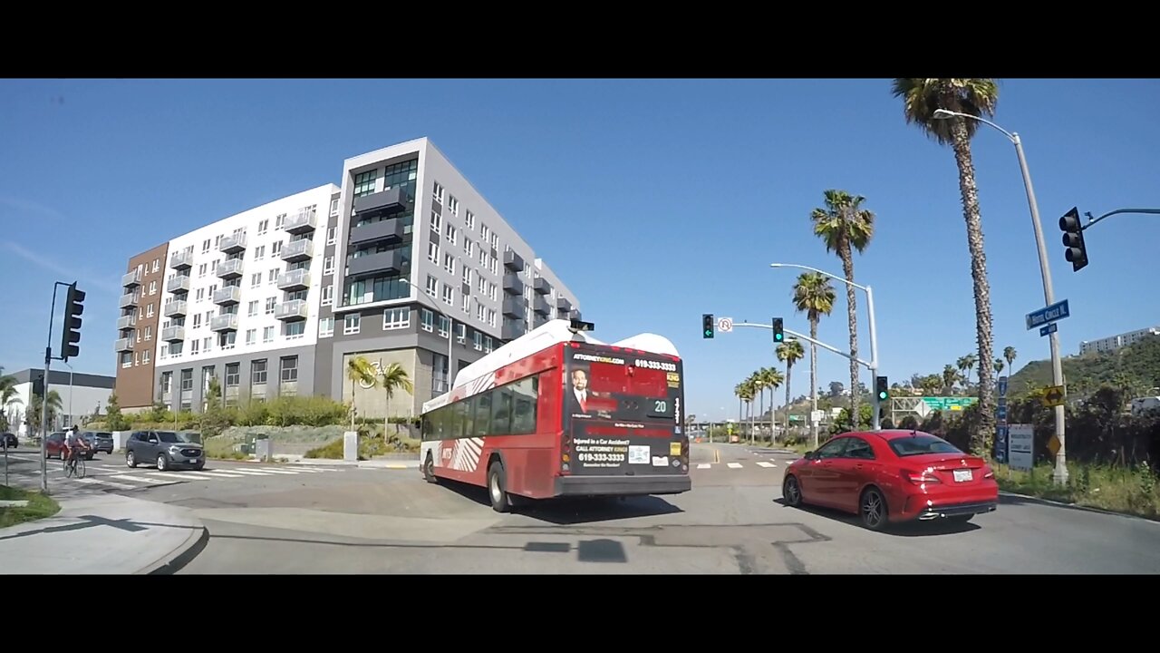 Blasian Babies DaDa Stupid Red Mercedes Driver Dangerous Left Turn!