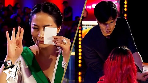 Mongolian Magician WOWS Judges With IMPRESSIVE Trick!