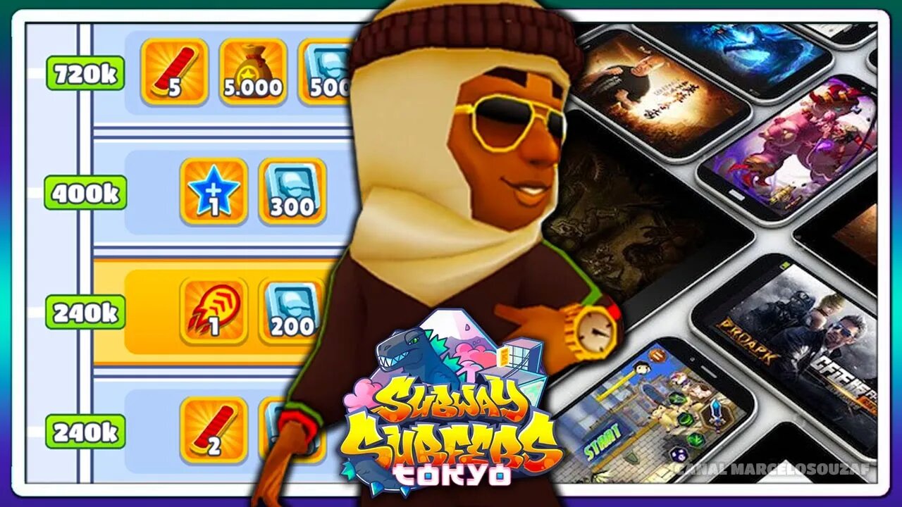 Subway Surfers Tóquio 2021 | 9 Jogos Mobile Mais Bonitos | Recorde com Prince K