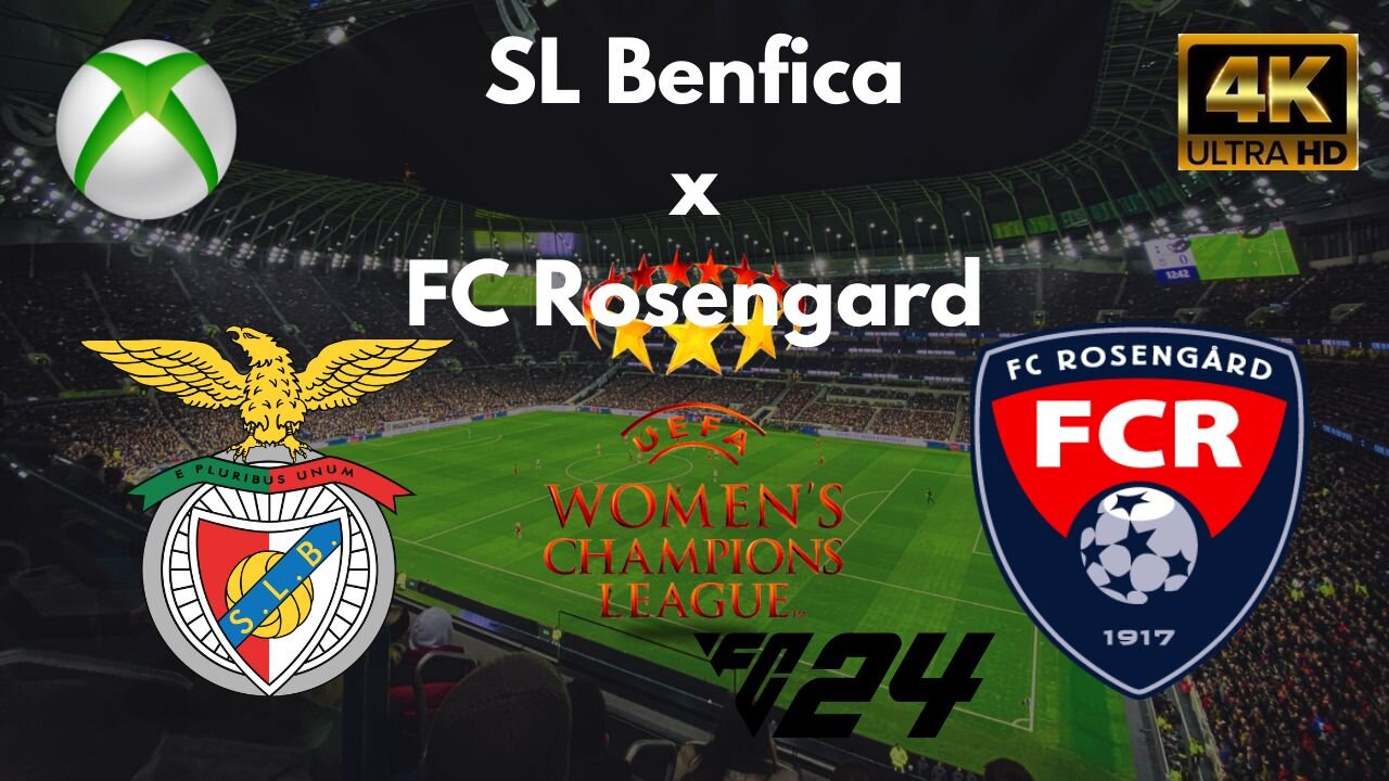 EA SPORTS FC 24: SL Benfica x FC Rosengard (Fase Grupos da Champions League Feminina) Xbox Series X