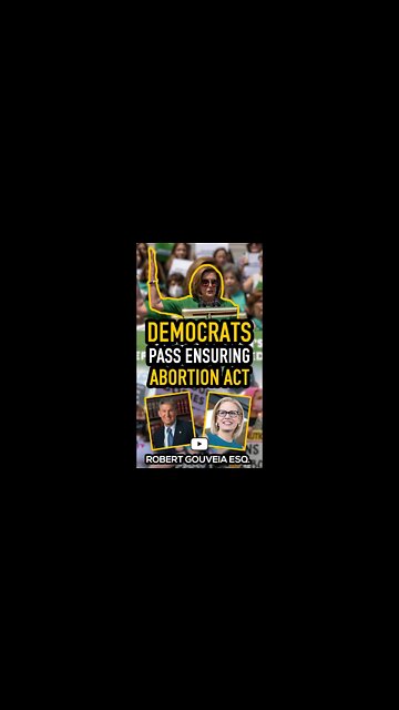 House Passes Abortion Act of 2022 #shorts