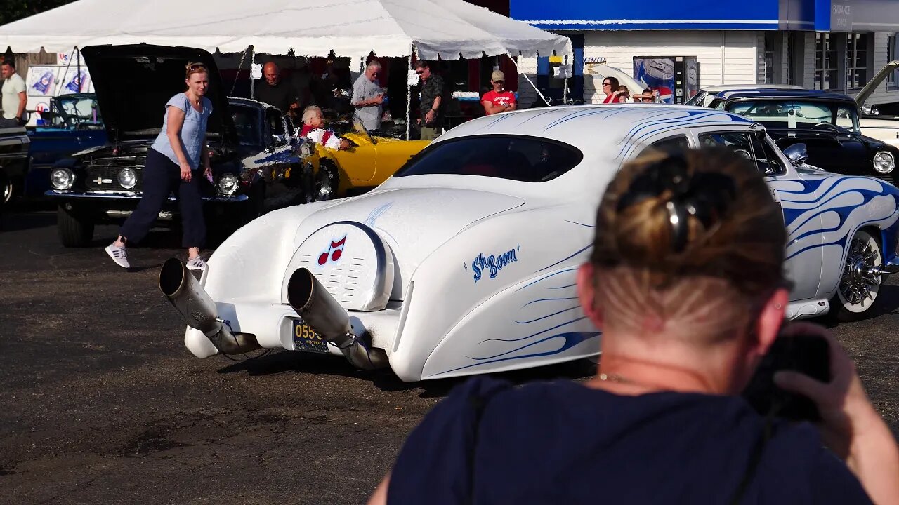 FLAMETHROWER CAR at Woodward Dream Cruise