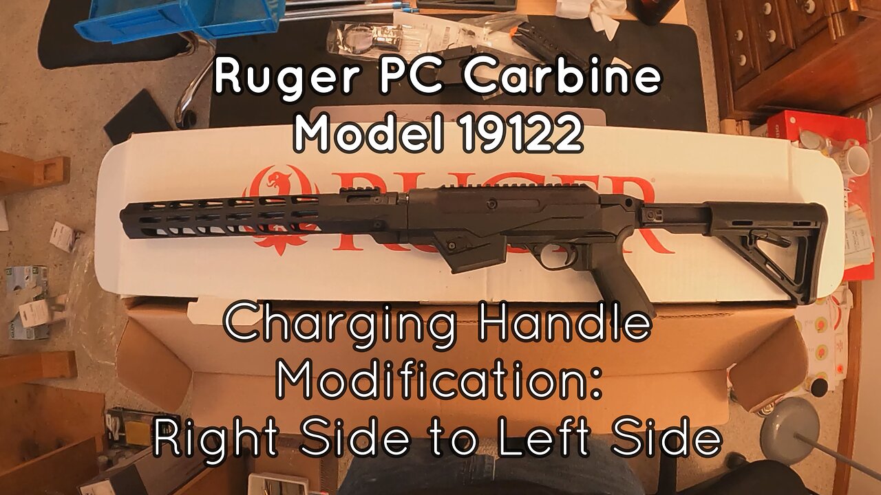 Ruger PC Carbine Model 1922 Part 3 - Charging Handle