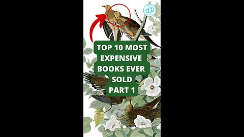 Top 10 Most Expensive Books Ever Sold Part 1