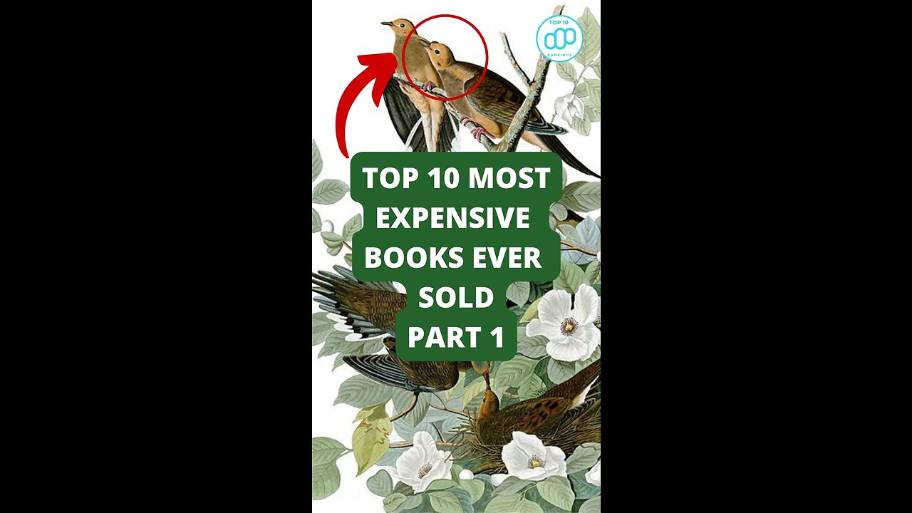 Top 10 Most Expensive Books Ever Sold Part 1