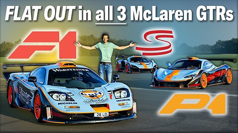 Driving the incredible McLaren GTR trio: F1, P1 and Senna | Henry Catchpole - The Driver’s Seat