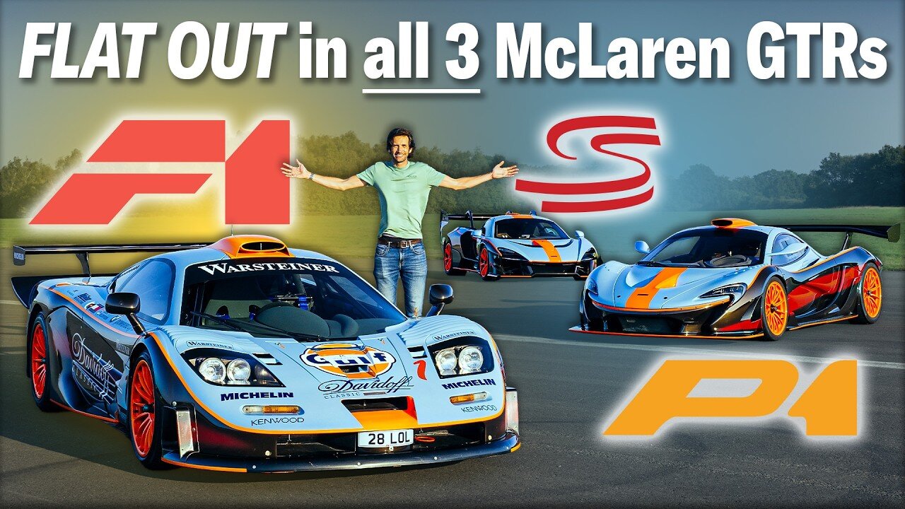 Driving the incredible McLaren GTR trio: F1, P1 and Senna | Henry Catchpole - The Driver’s Seat
