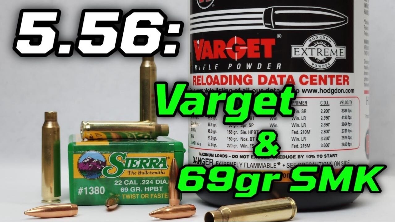 5.56: 69gr Sierra Match-King with Varget