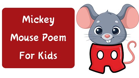 Mickey Mouse Poem For Kids