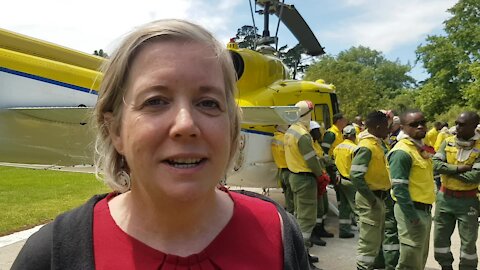 SOUTH AFRICA - Cape Town - Joint Operation for the 2019/20 Fire Season between United States and South Africa (Video) (Mqs)