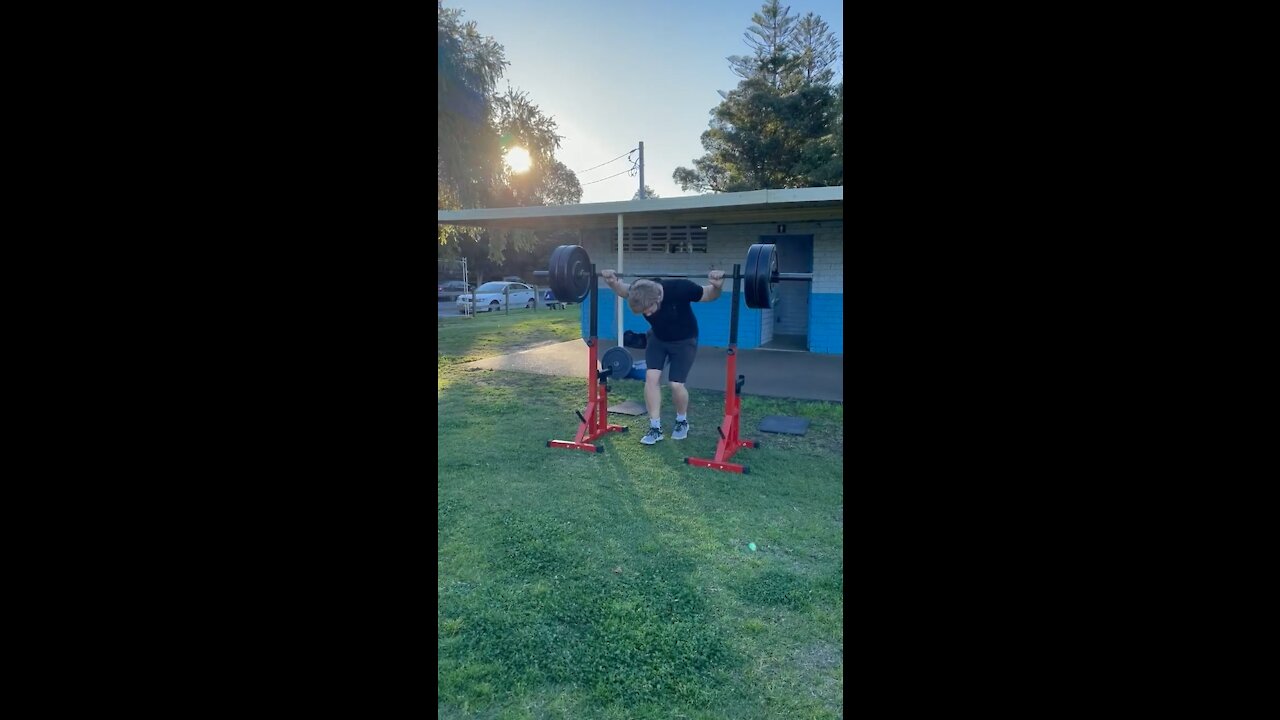 Behind the neck push jerk