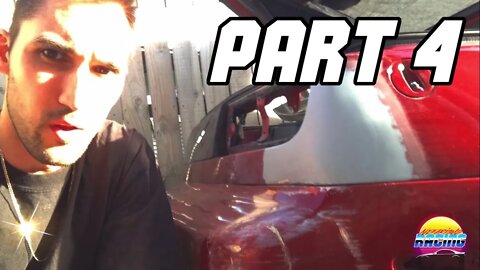 300zx Rear Quarter Dent Fix Part 4 - Finishing Off The Bodywork