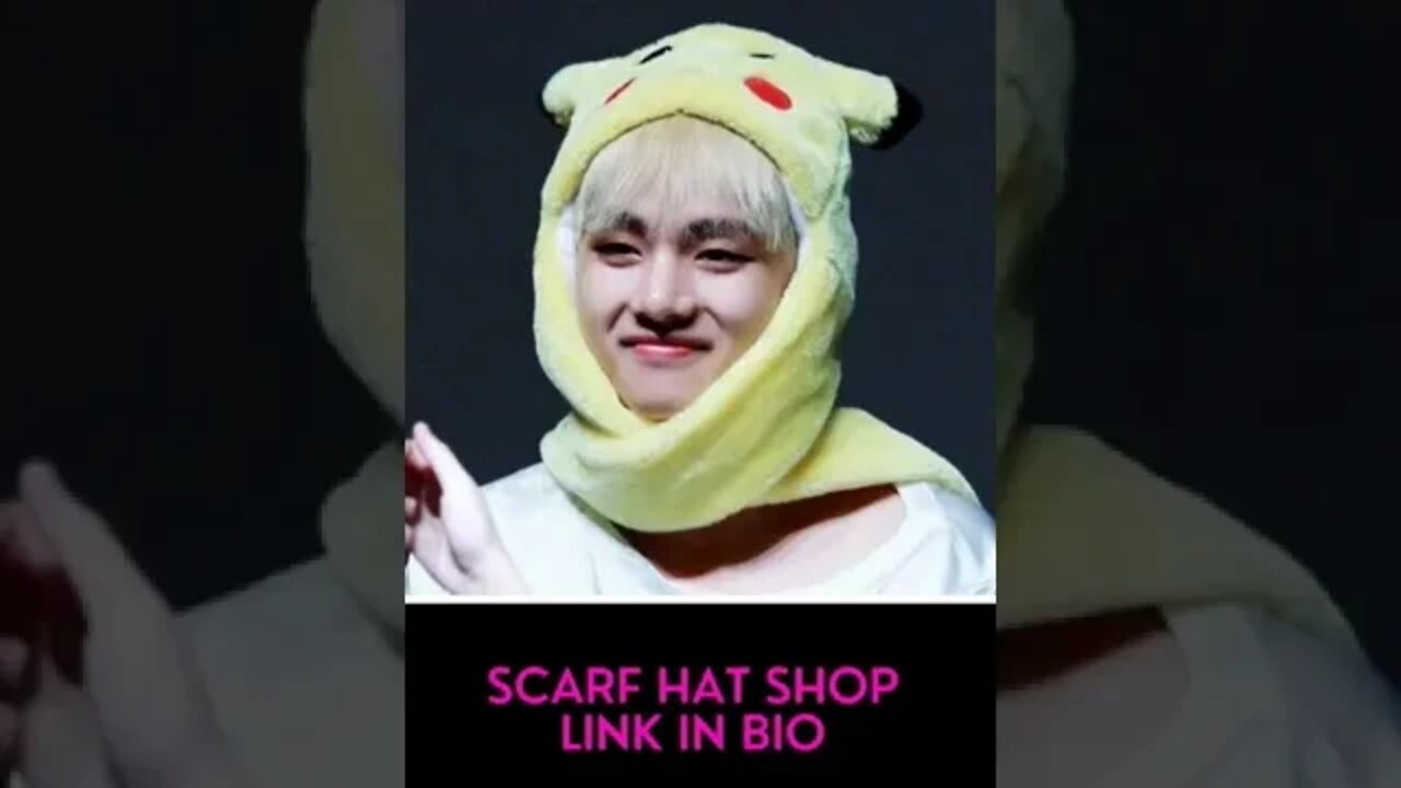 Taehyung Scarf Hat #shorts