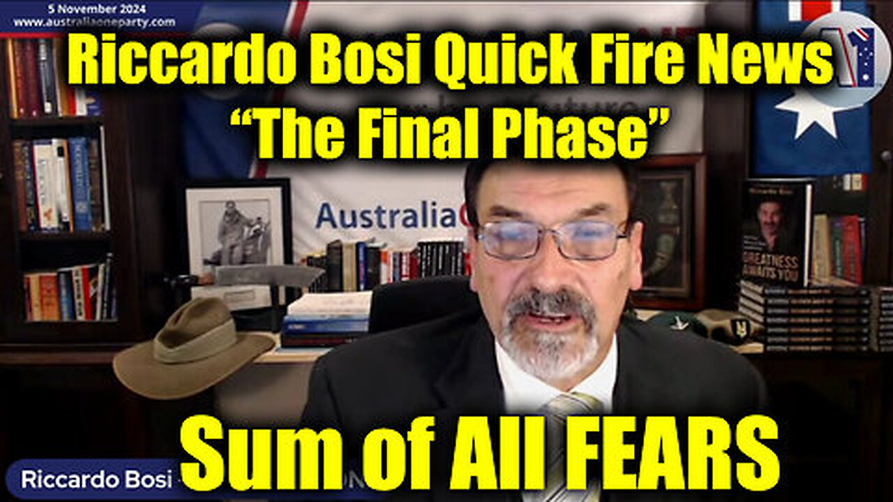 Riccardo Bosi ''Quick Fire News'' - The Final Phase - Sum of All FEARS