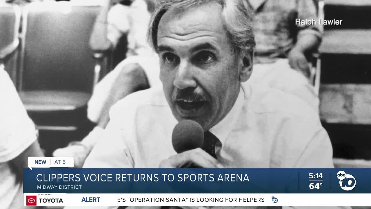 Hall of Fame Clippers Broadcaster Ralph Lawler returns to Sports Arena ahead of new book tour