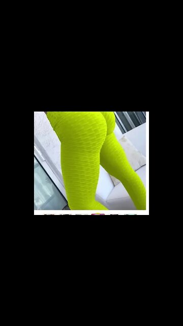 Bumps Style Leggings Put Hip Fold Elastic High Waist Legging | Link in the description 👇 to BUY