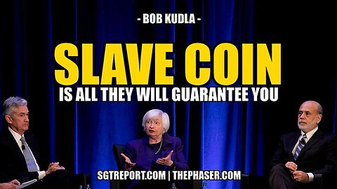 SLAVE COIN is all the FED will guarantee for you -- Bob Kudla