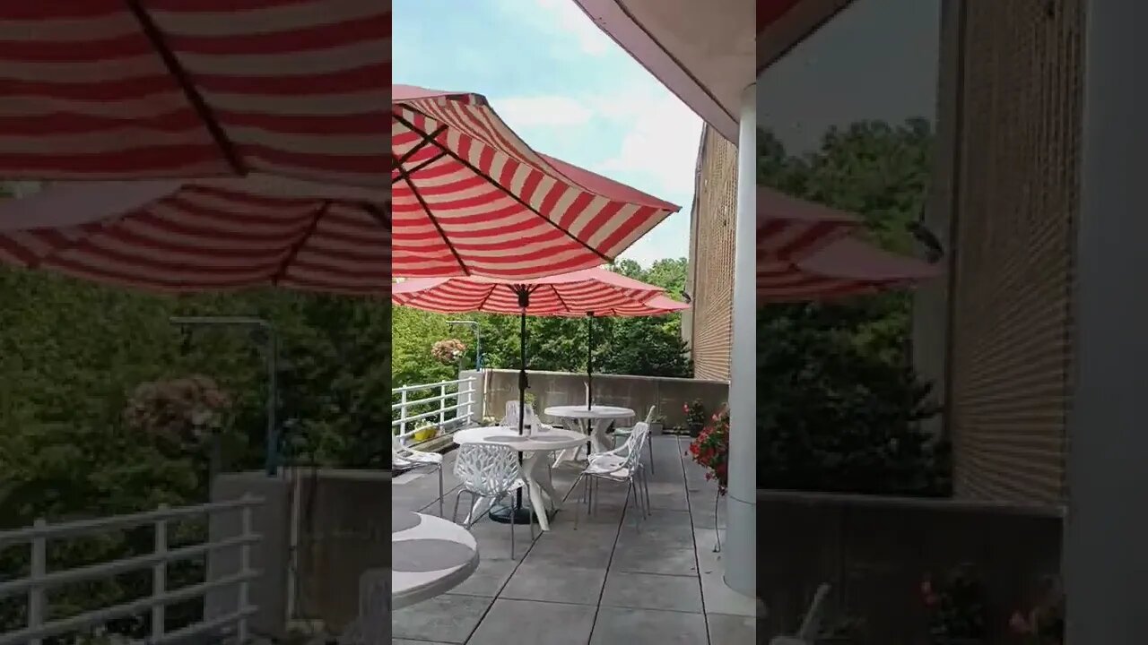 Relaxing after long tennis at Regency Mclean VA