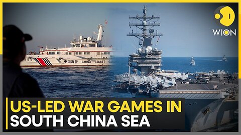 Japan, Australia, Philippines and US hold joint military drills in South China Sea | WION