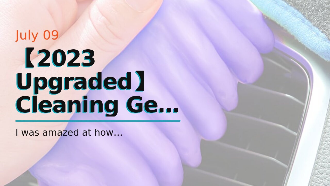 【2023 Upgraded】Cleaning Gel for Car, Car Cleaning Kit Car Accessories Universal Detailing Aut...