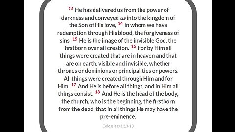 The virgin birth of Jesus