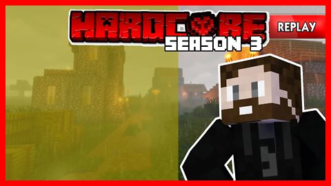 Going to the nether & Iron Farm Fixed - Minecraft Hardcore Let's Play Season 3 1.19.1 [Replay] [8]