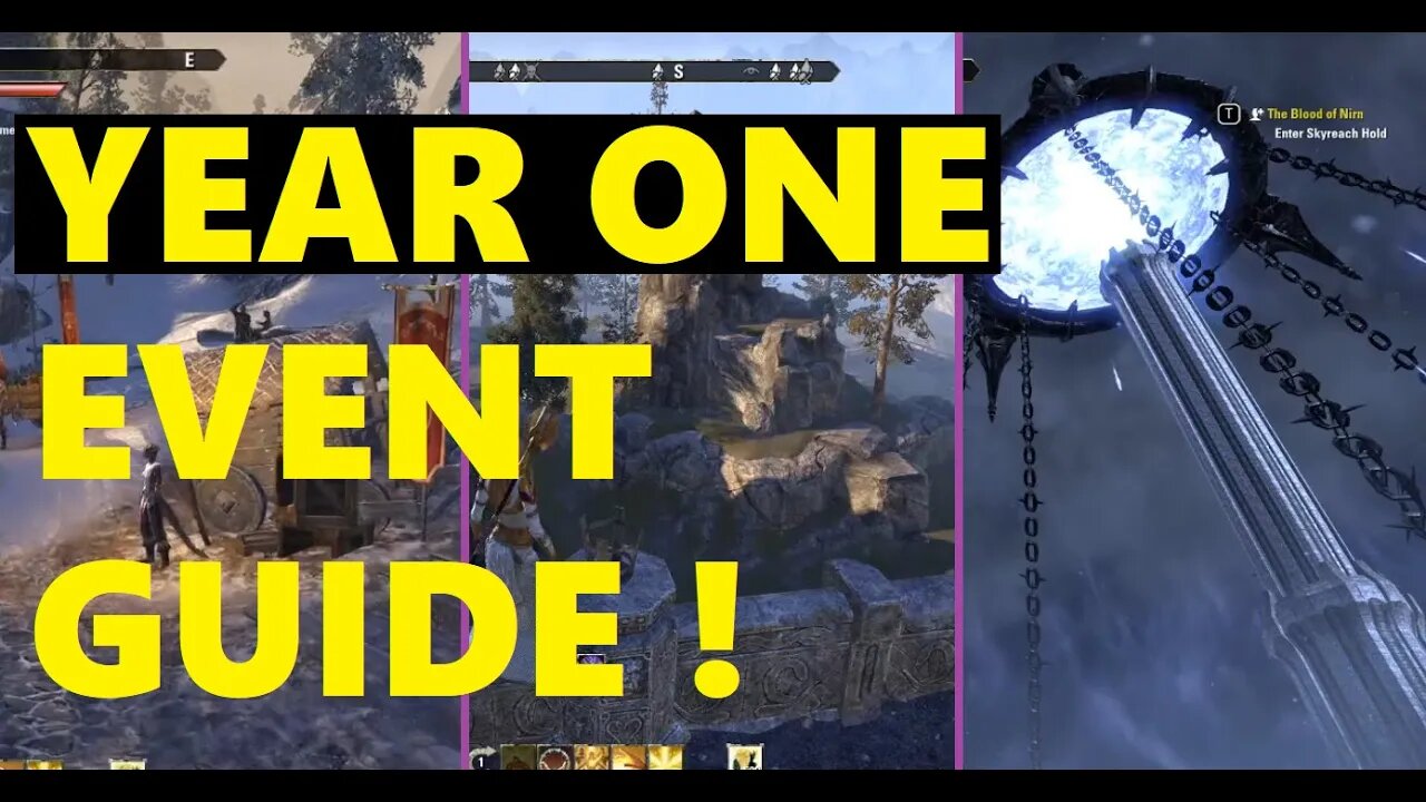 ESO YEAR ONE Celebration Event Guide! - (QUASIGRIFF MOUNT!) Elder Scrolls Online