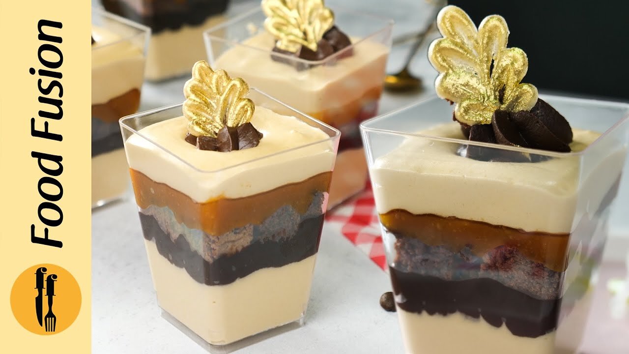 Millionaires Desert Cups recipe by Food Fussion