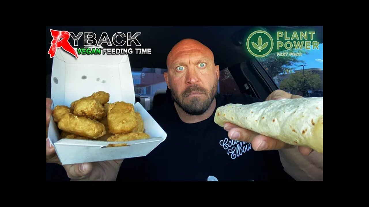 Ryback Feeding Time: Plant Power Fast Food Chicken Nuggets, Chx Avocado Wrap & Bacon Cheeseburger
