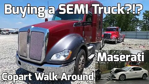 Did I buy a Semi? Maserati, Supercharged Buick, Copart Walk Around