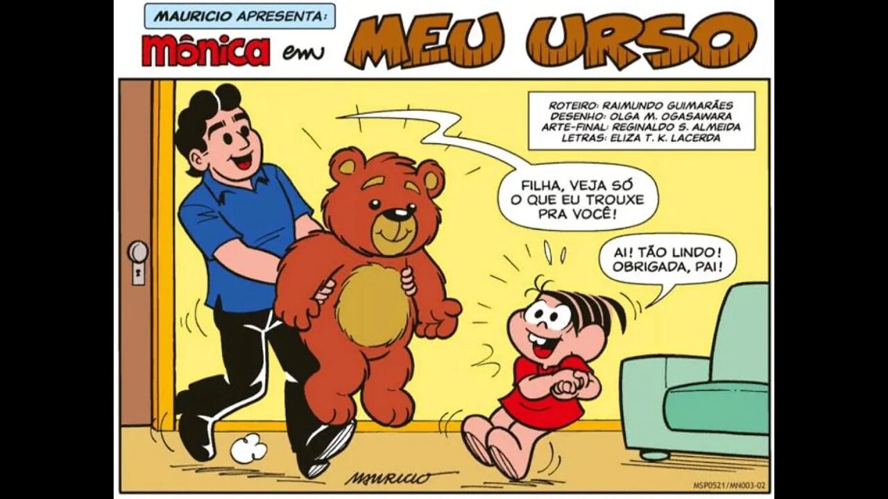 Mônica em-Meu urso | Gibis do Rapha 2