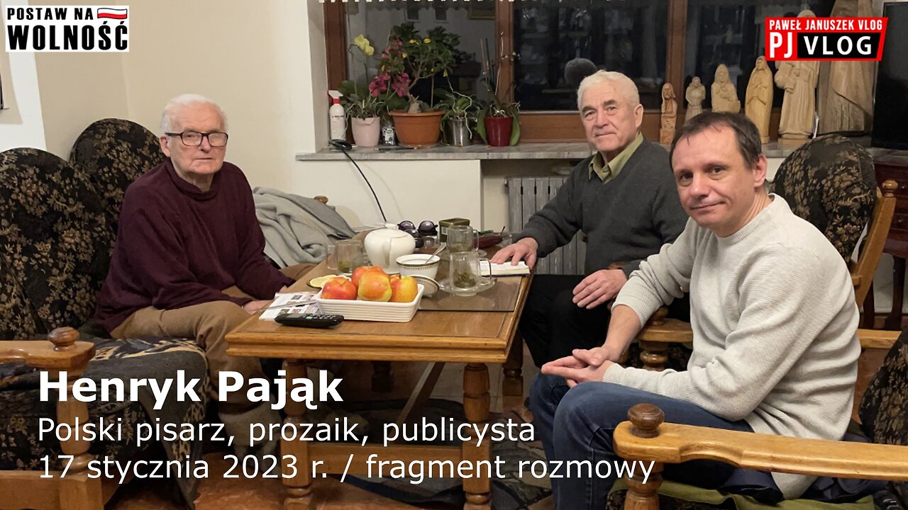 Henryk Pająk - rozmowa z pisarzem, prozaikiem, publicystą zarejestrowana 17 stycznia 2023r.