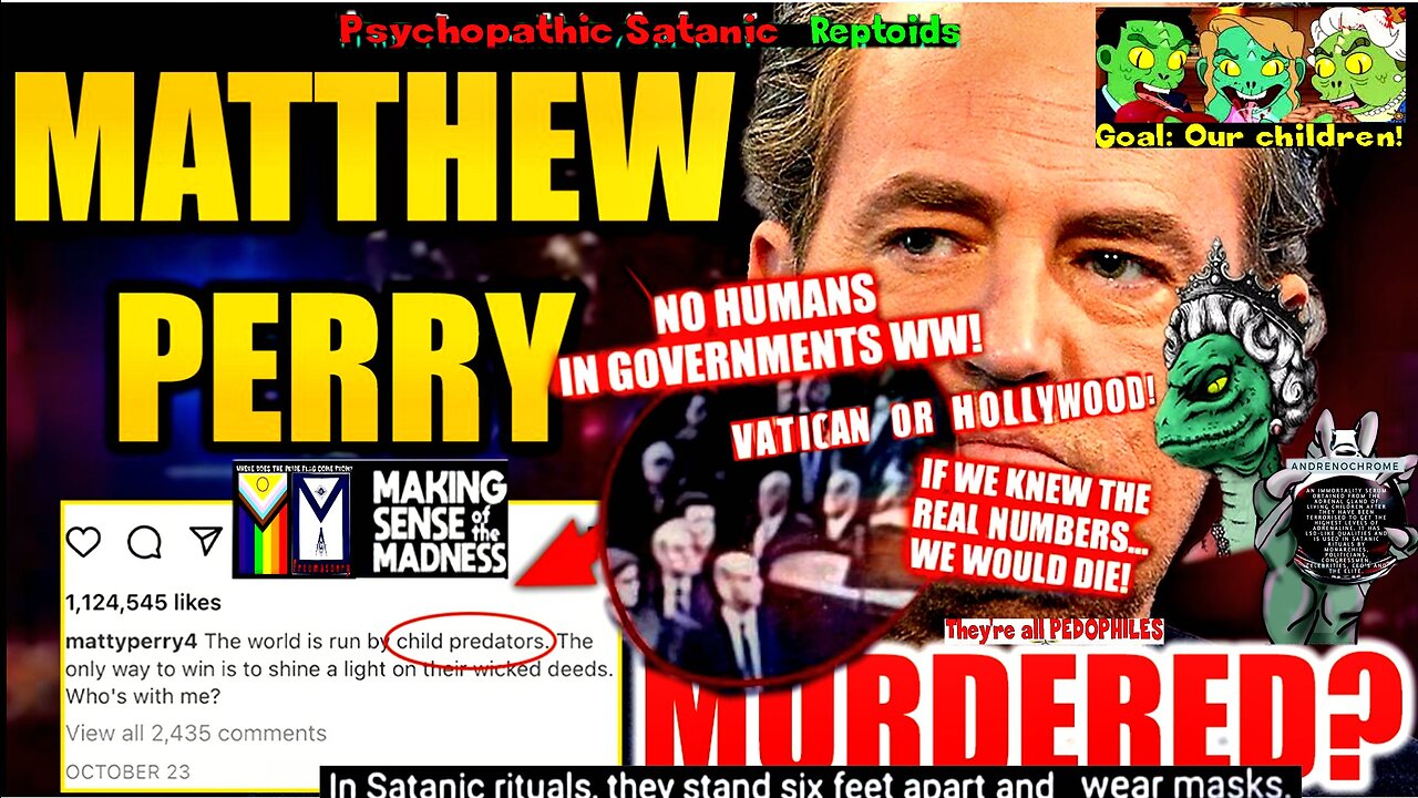 Matthew Perry Vowed To Expose Hollywood Pedophile Ring Before He Was Found Dead