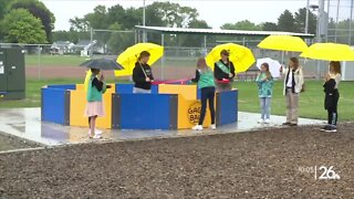 Green Bay Girl Scout Troop cuts ribbon for new Baird Elementary playground area