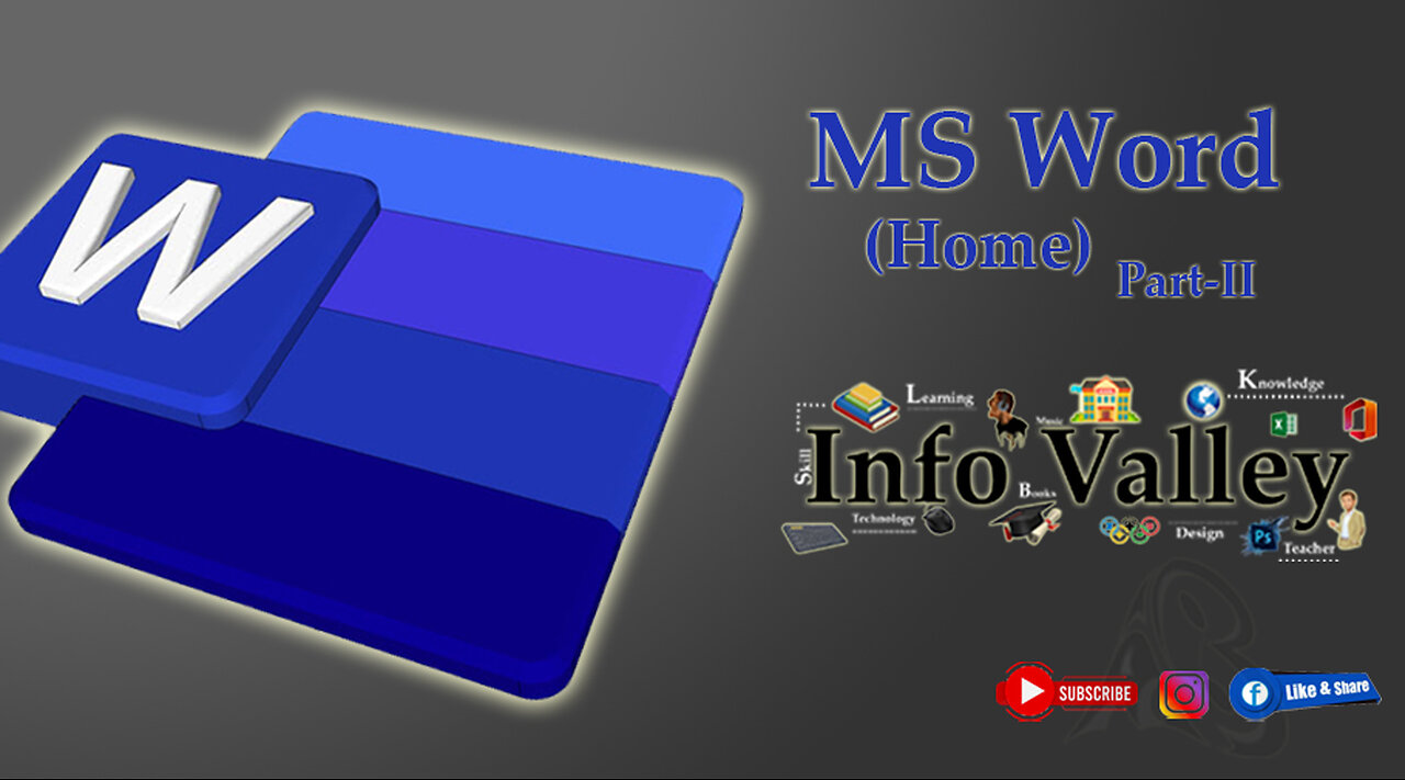 2- MS Word - Home (Part-II)